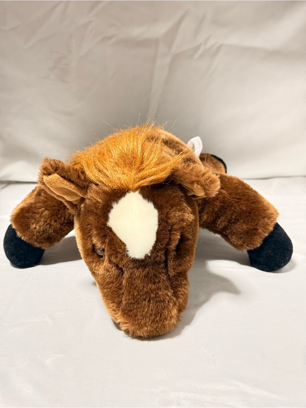 Pawsandclaws & Company Brown Plush Horse with White Blaze
